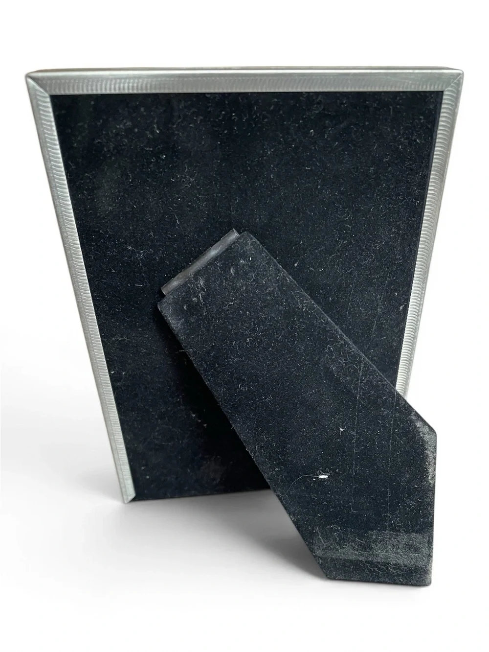 Small vintage photo frame, etched pewter